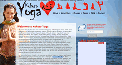 Desktop Screenshot of kokoroyoga.com