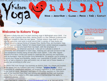 Tablet Screenshot of kokoroyoga.com